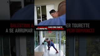 BALESTRIN ajudou o SPIDER TOURETTE a SE ARRUMAR para uma grande PERFORMANCE! #juliobalestrin #dilera