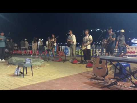 yellow(cover.) 공연단 별꽃필 @8월 20일 여수버스킹 버스커즈 버스킹