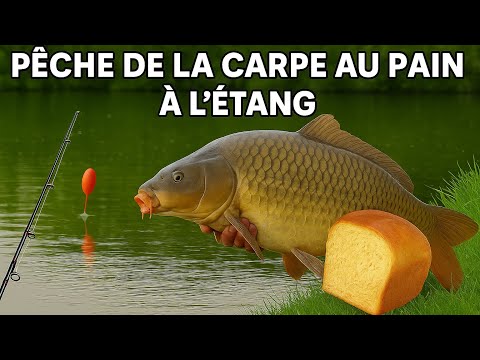 Pêche de la carpe au pain 🍞 a l’étang [ partie 1 ]