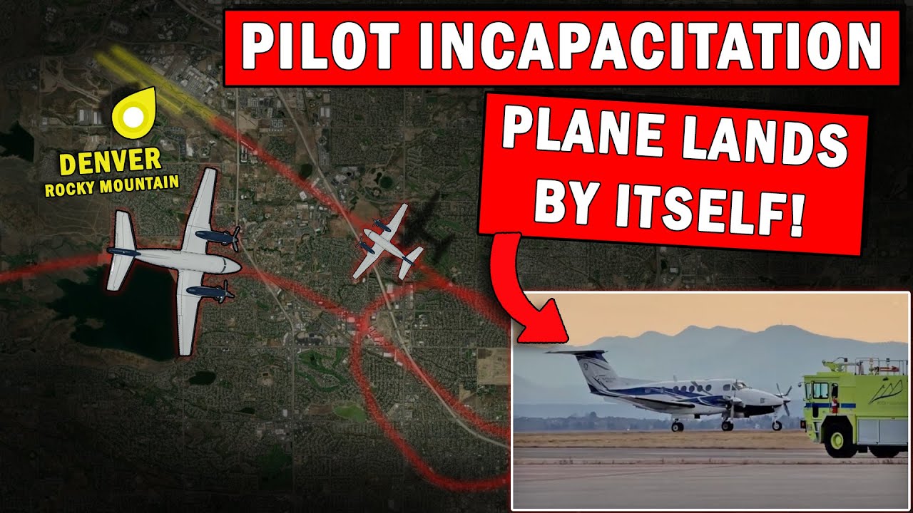 PILOT INCAPACITATED | Plane Auto-Lands and Saves His Life!