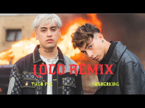 Tiago PZK, Rusherking - Loco REMIX IA (Official Music Video)