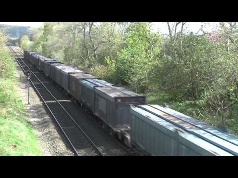 66718 on 4C77, 12:30, Fiddlers Ferry Power Station - Newbiggin