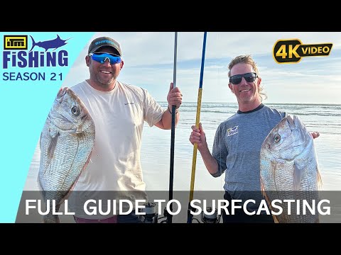 Full Guide to Surfcasting and Beach Fishing. Surfcasting Tackle, Picking Spots, Casting Technique.