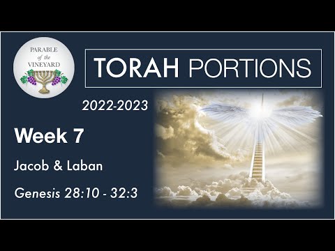 Torah Portion Week 7 - Genesis 28:10 - 32:3  (Jacob's Ladder & Laban)  2022-2023
