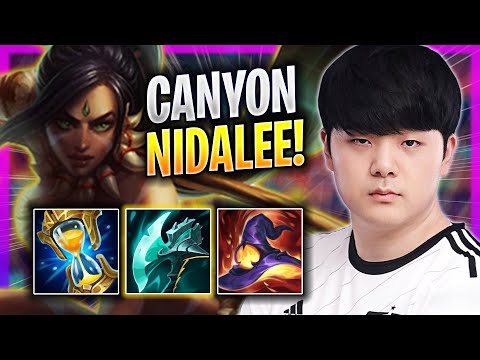 CANYON DESTROYING WITH NIDALEE! - DK Canyon Plays Nidalee JUNGLE vs Taliyah! | Season 2023