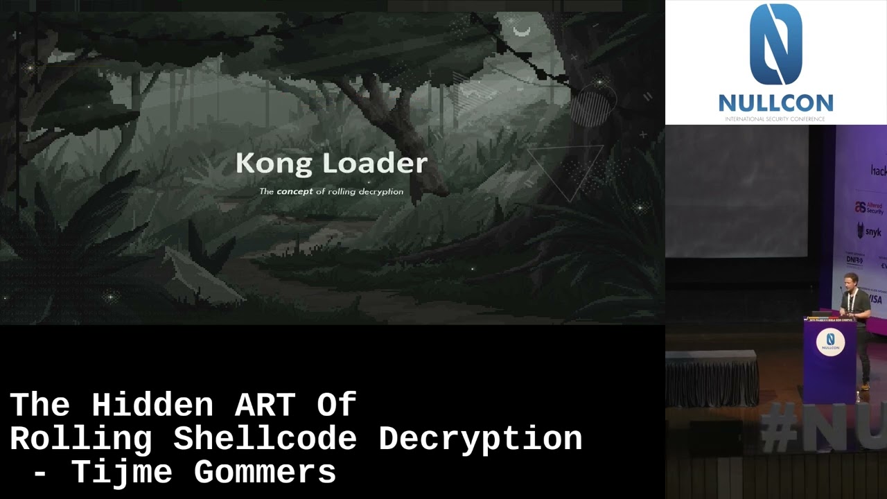 Nullcon Goa 2025: The Hidden ART Of Rolling Shellcode Decryption - Tijme Gommers