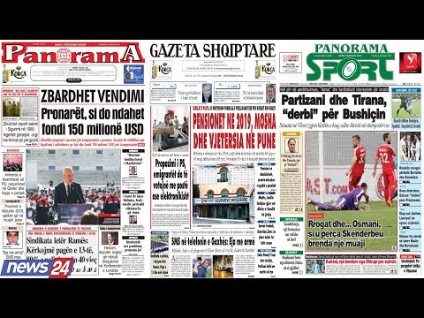 26 dhjetor, 2018 "Shtypi i dites" në News24 - "Koha për t'u zgjuar" nga Edvin Parruca