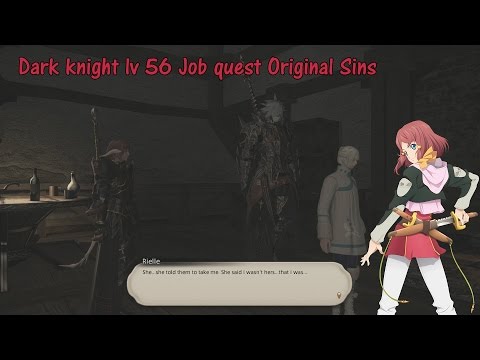 Final Fantasy XIV Dark knight lv 56 Job quest Original Sins