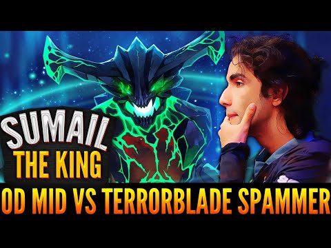 SUMAIL With Outworld Destroyer Mid Had Very Hard Game Vs Grandmaster Terrorblade Spammer - Epic Game