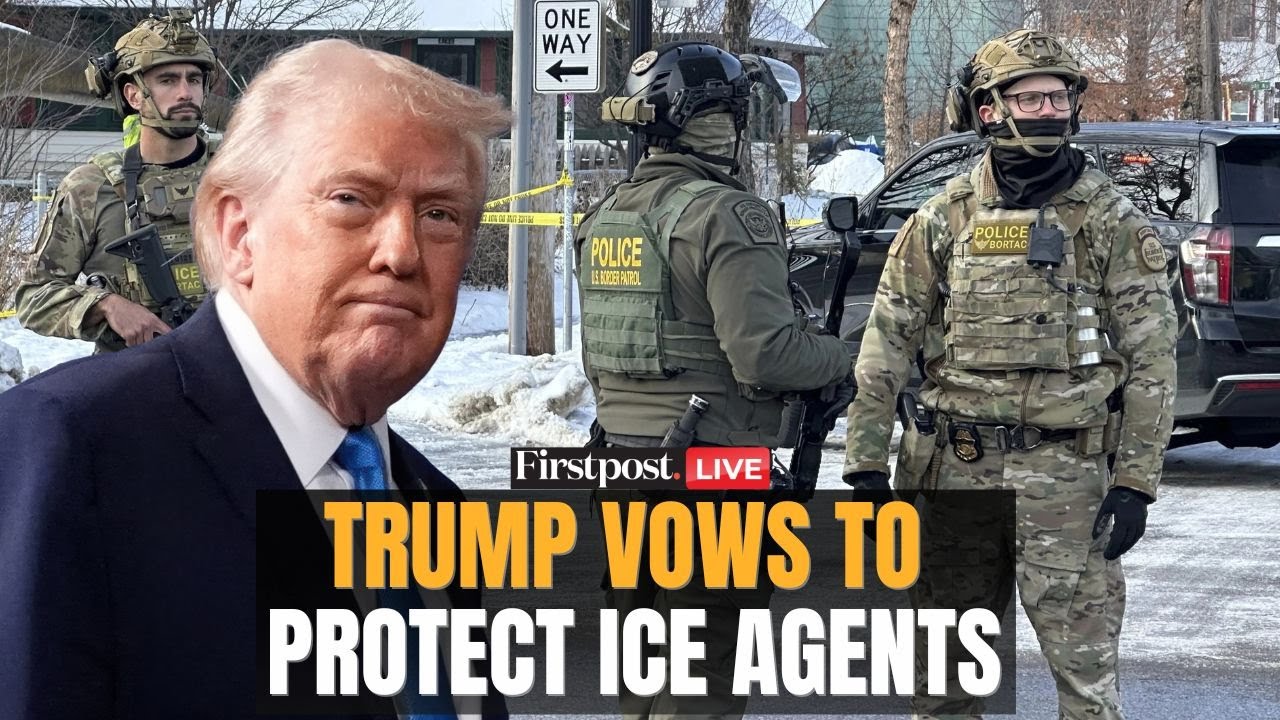 LIVE: Trump Vows to Protect ICE Amid Minneapolis Outrage & Nationwide Protests | Firstpost