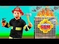 Fireman Sam Surprise Toy Collection Fire Truck Toys Pretend Play For Kids JackJackPlays