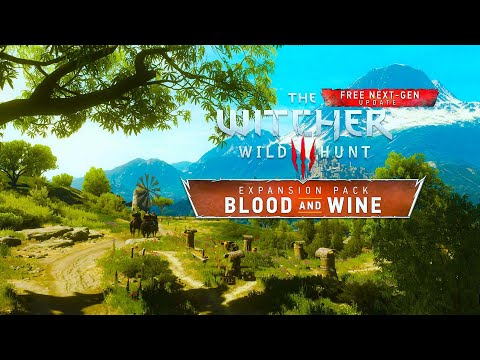 WITCHER 3 NEXT - GEN UPDATE  - EXPANSION PACK - BLOOD AND WINE - PS5-XBOX-PC