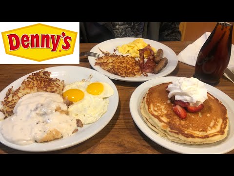 CAFÉ DA MANHÃ TODO AMERICANO NO DENNY'S!