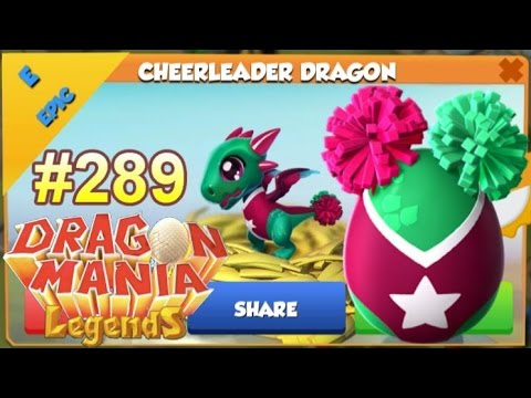 Cheerleader Dragon Unlocking + Hatching! - Dragon Mania Legends #289