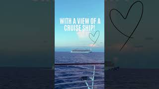 On a Cruise...Watching a Cruise! Yes Please! #royalcaribbean