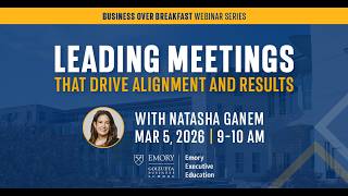 Leading Meetings That Drive Alignment and Results