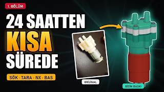 24 Saatte Yapay Zeka ile Sıfırdan Pompa Yapmak Mümkün mü? (Siemens NX & 3D Baskı