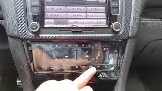 IPS dotykový panel klimatizace pro VW Golf VI