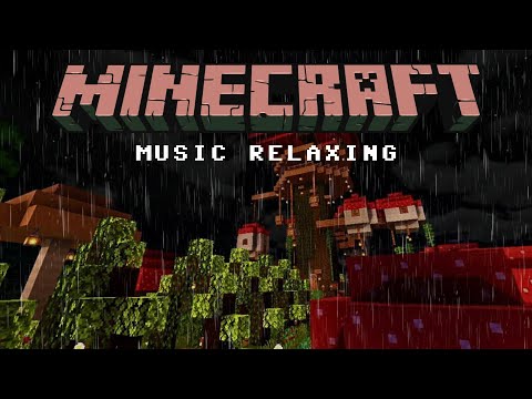 ULTIMATE Minecraft Mountain Rainstorm 8 Hr Relaxation