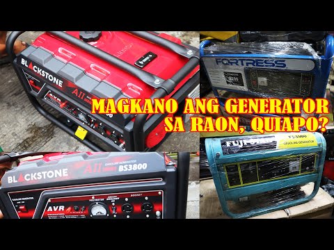 Magkano ang GENERATOR SA RAON QUIAPO? Diesel & Gasoline Generator ft. CABASAL ENTERPRISE