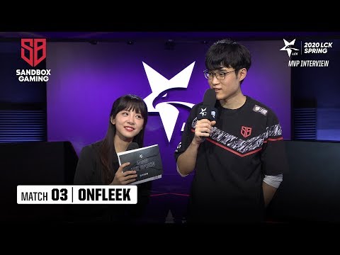 Interview with OnFleek | SB vs APK 02.06 | 2020 LCK Spring