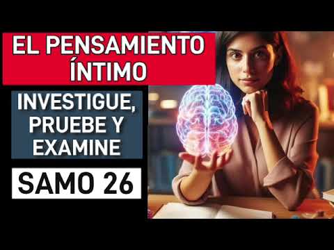 EL PENSAMIENTO ÍNTIMO EN LA RESTAURACIÓN MATRIMONIAL. PASTOR HÉCTOR ALVARADO.