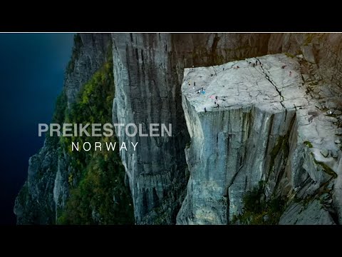PREIKESTOLEN | Pulpit Rock from Stavanger #travel #drone #norway #adventure