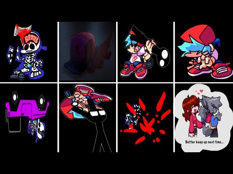 The Best GameOver Screen Compilation in FNF - Friday Night Funkin'