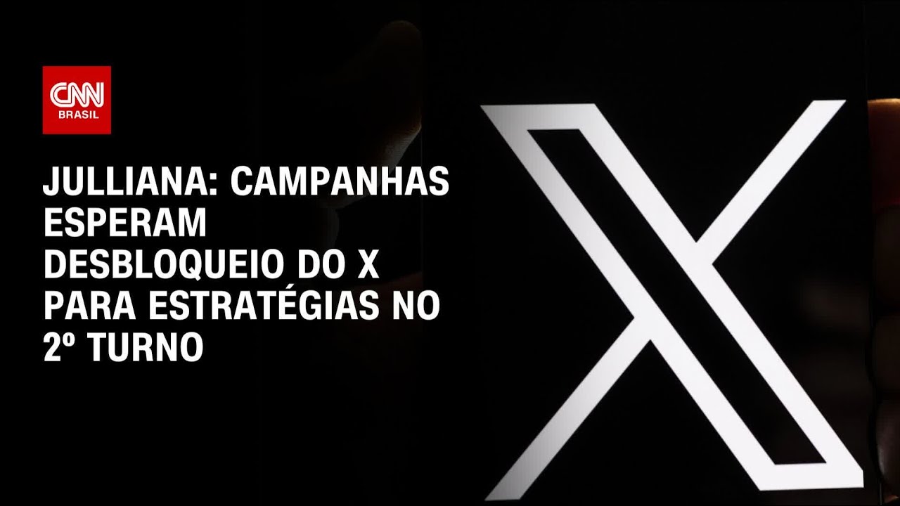 Julliana: Campanhas esperam desbloqueio do X para estratégias no 2º turno | CNN ARENA