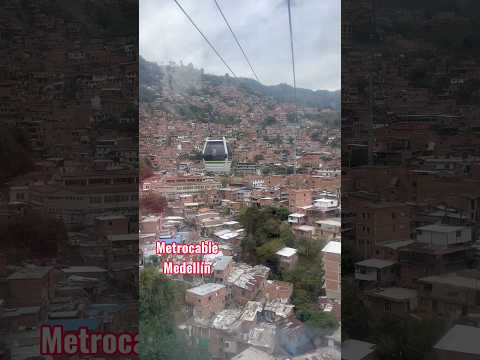 Medellín y su bello metrocable ❤️🇨🇴❤️ #colombia #antioquia #medellin #fyp #metrocable