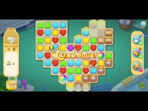 행복의저택 Matchington mansion Level 1756 Win Boosters(Gloves*2,Spoon)/Puzzle/Matchington/mansion