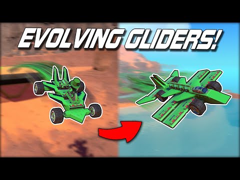 Evolving the Best Glider Through Survival of the Fittest! (Trailmakers Gameplay)