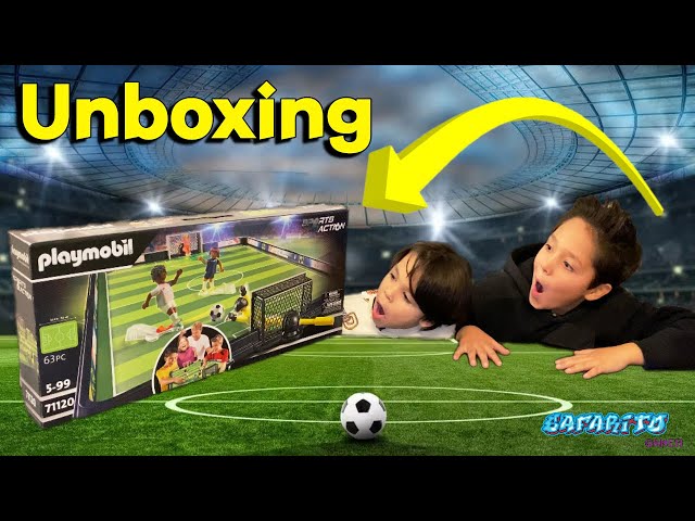 Vídeo relacionado con PLAYMOBIL | My Life | Fussball-Arena | Campo de fútbol con Mecanismo de Tiro y 2 porterías | Juguete de fútbol a Partir de 4 años | 72056