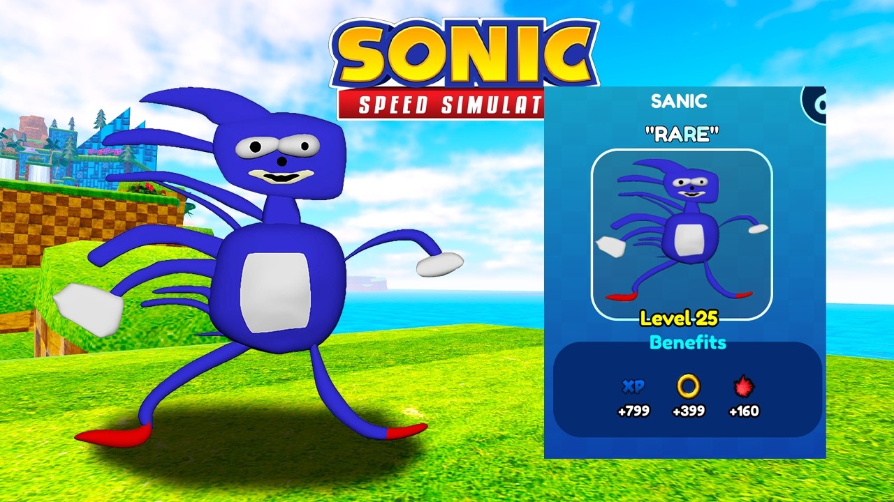 SANIC IS BACK! APRIL FOOLS UPDATE HAS SOME SECRETS! (Sonic Speed Simulator)