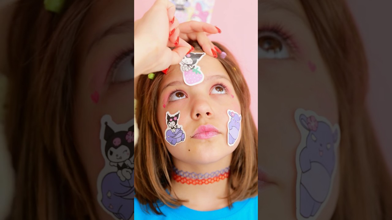 🩷 KUROMI STICKER CLEAN-UP – No Tears, Just FUN! #parenthacks