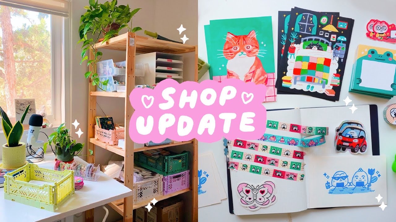 STUDIO VLOG ♥︎ preparing for a big summer shop update! 🍙