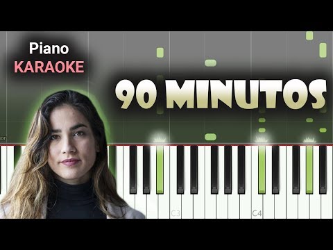 Julia Medina, India Martinez - 90 Minutos | KARAOKE Piano / Tutorial / Cover Video