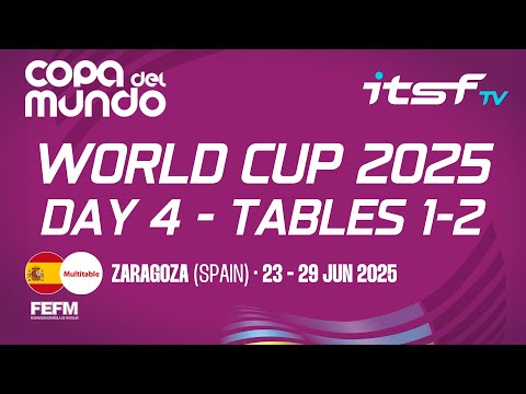 ITSF World Cup 2025 - DAY 4 - TABLES 1-2