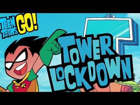 Teen Titans Go! - Tower Lockdown - It was a Video Game All Along! [Cartoon Network Games] Video