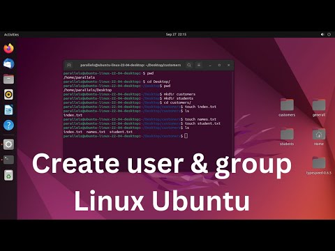 How to create user & group in linux 2022 | Ubuntu
