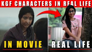KGF Characters Reel Vs Real Life | Hindi | KGF Chapter 2