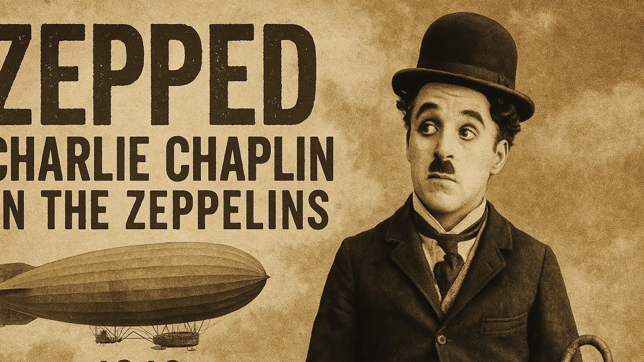 Zepped: Charlie Chaplin in the Zeppelins | 1916 | Propaganda | Surrealism | Animation | Comedy Short
