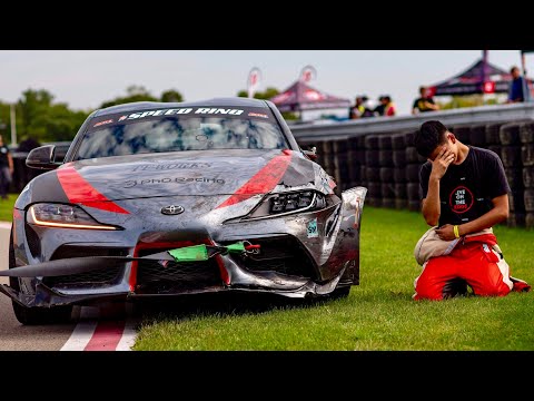 CRASHED My 2020 Toyota Supra in Time Attack... Project TA90 #10