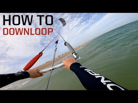 How to downloop safely kitesurfing
