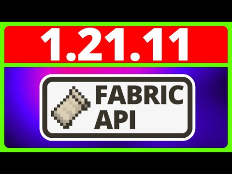How To Download And Install Fabric API For Minecraft 1.21.11 | Fabric API Minecraft Java