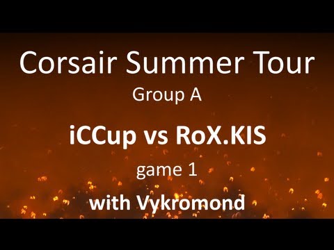 Corsair Summer Tournament - Group A - RoX.KIS vs iCCup, game 1 /w Vykromond - Dota 2 (CRAZY)