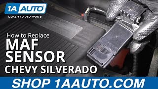 How to Replace Mass Airflow Sensor 15-17 Chevy Silverado