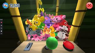 playing the claw machine in Animal Jam until I get a prize