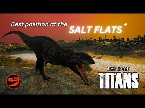 Solo Tyrannotitan Combat PvP - Best Position when Outnumbered - Path of Titans - Gondwa Official