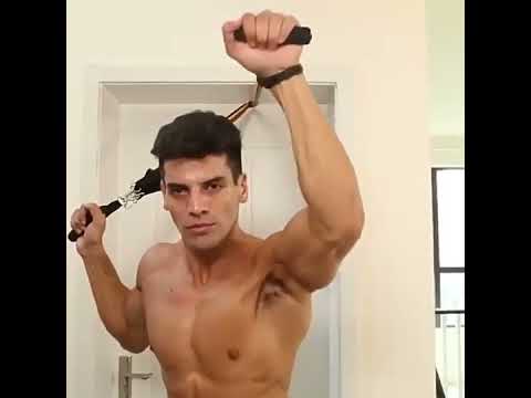 ~子甄彣璟~拉力器11件套 健身 乳膠拉力繩 多功能訓練器 拉力器套裝 彈力繩 彈力帶 臂力胸肌力量訓練